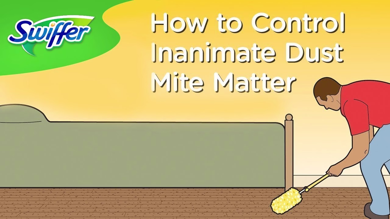 How to Reduce Dust Mite Allergens and Pet Dander - A Man Cleaning the Dust