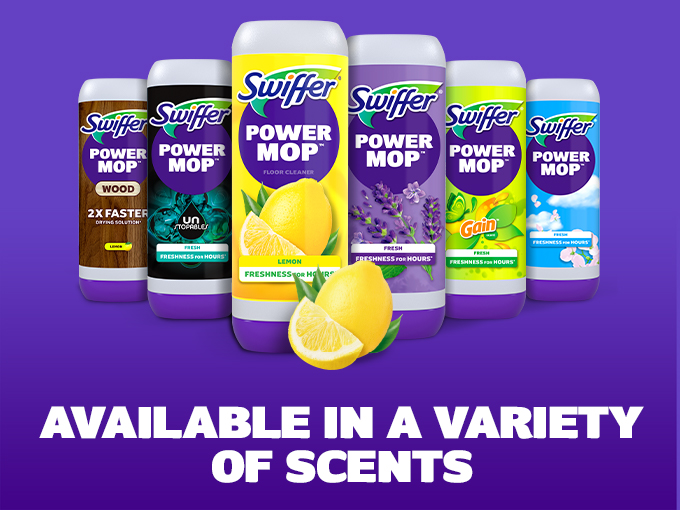 Available in a variety of scents