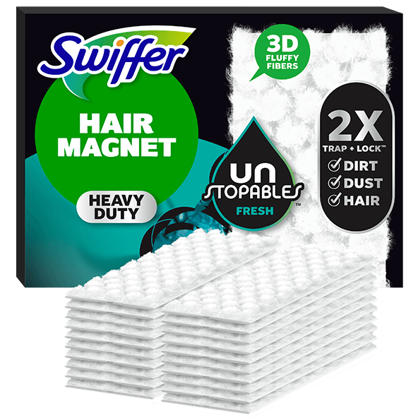 Swiffer® Sweeper™ Heavy Duty Dry Multi-Surface Cloth Refills for Floor Sweeping and Cleaning, Unstopables Fresh Scent