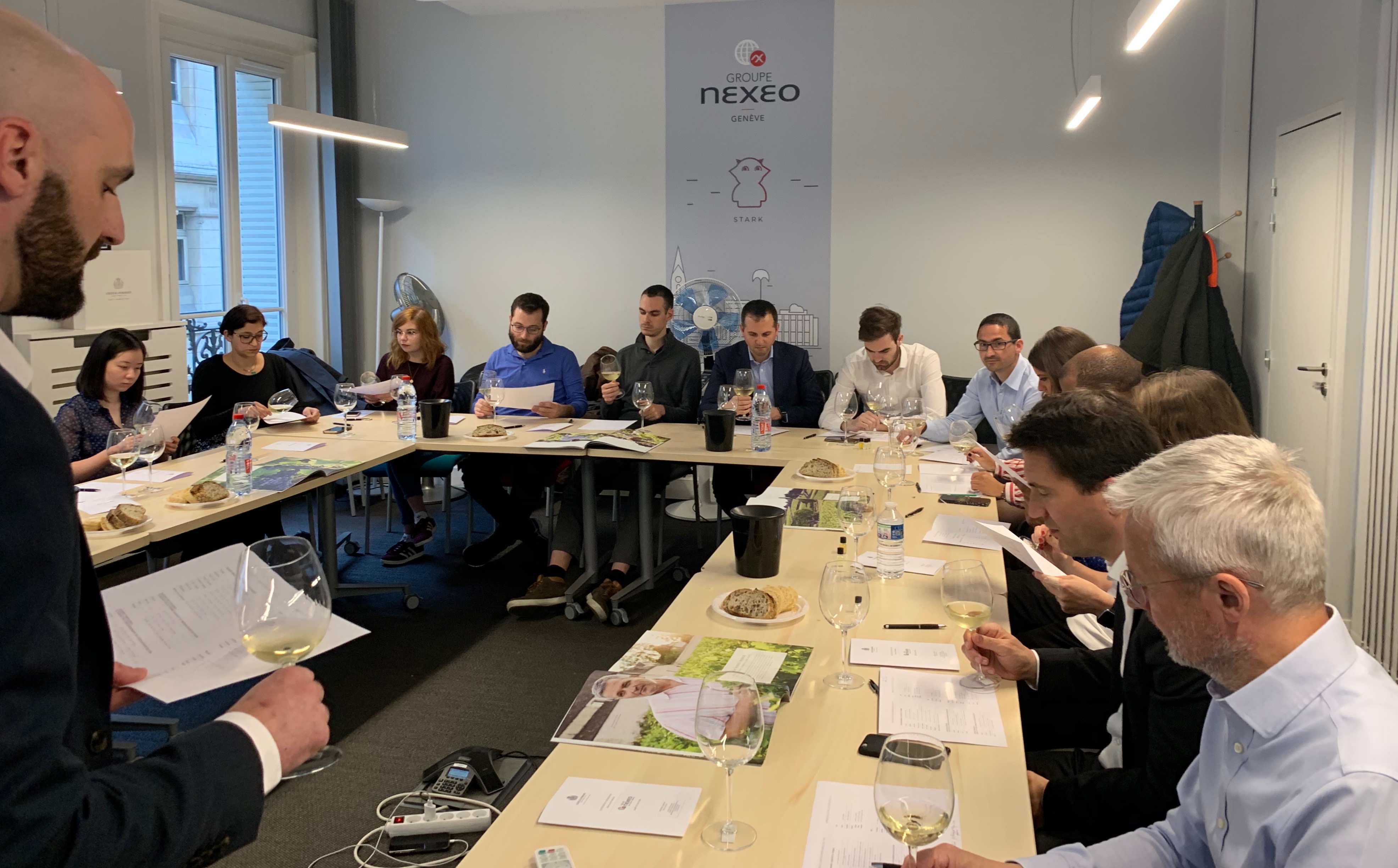 dégustation Nexeo Les collaborateurs de Nexeo en pleine dégustation !