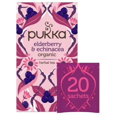 Pukka Herbs Australia product-grid Elderberry & Echinacea 20 Tea Bags