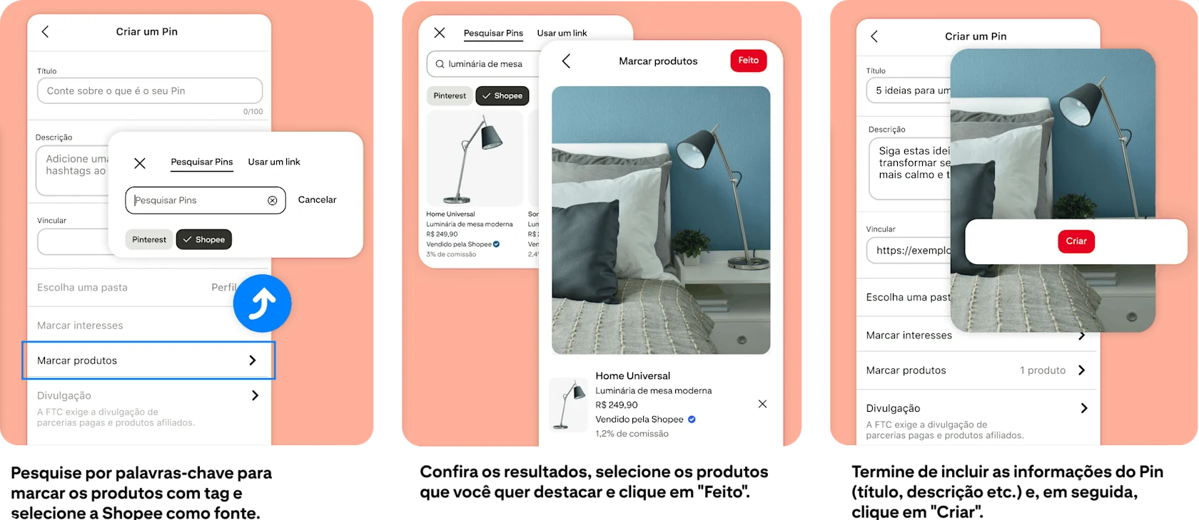 Process for affiliate product tagging