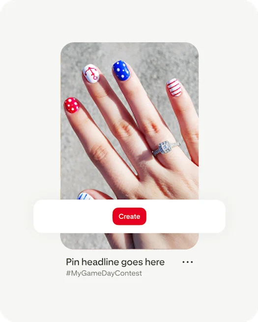 Pinterest app Pin screen