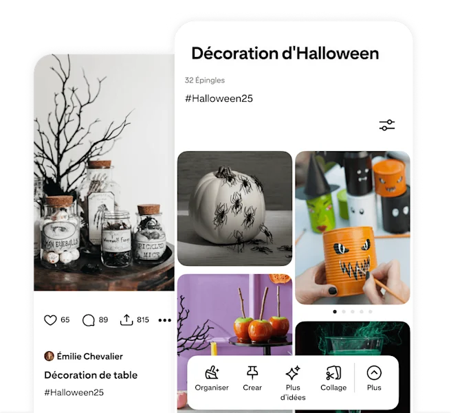 Pinterest app Pin screen