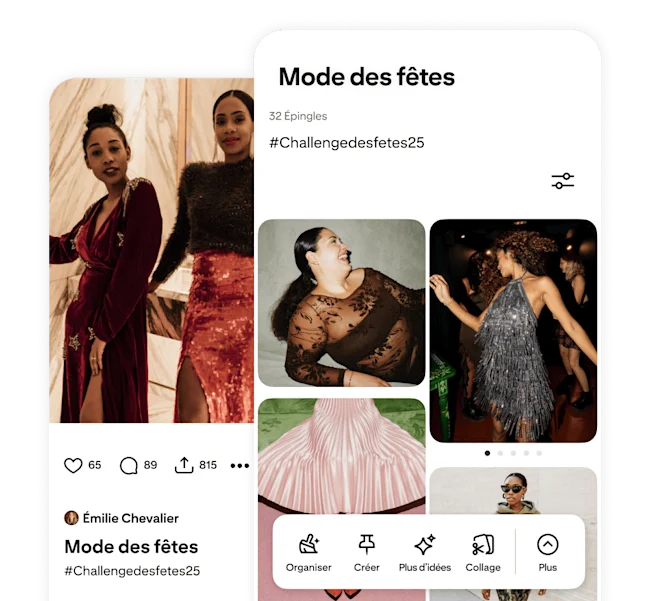 Pinterest app Pin screen