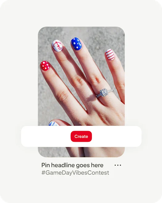 Pinterest app Pin screen