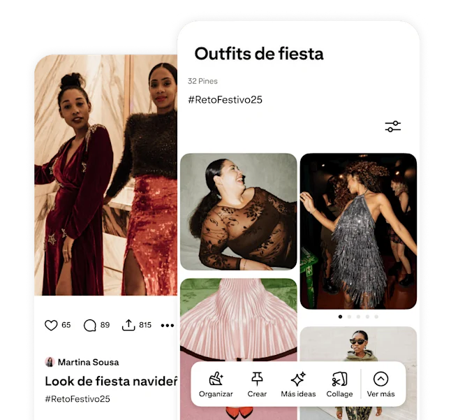 Pinterest app Pin screen