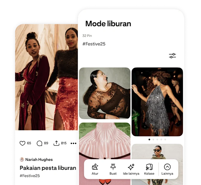 Pinterest app Pin screen