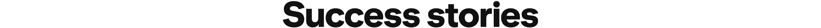 Success stories