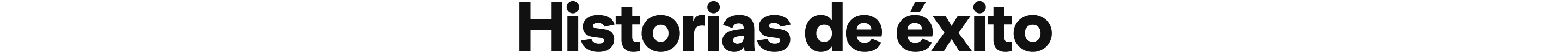 Historias de éxito