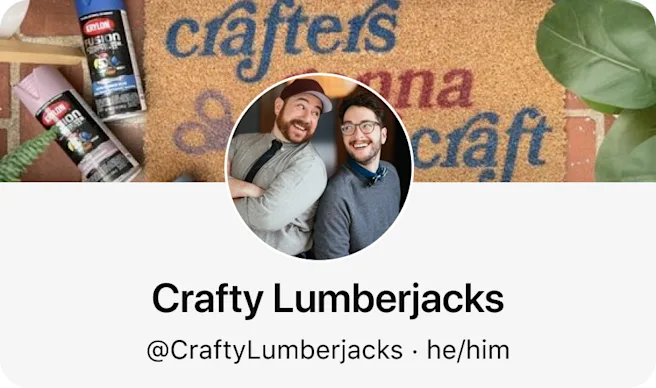 Pinterest profile of Dennis Setteducati & Andrew Boza