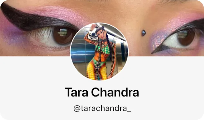 Perfil de Pinterest de Tara Chandra