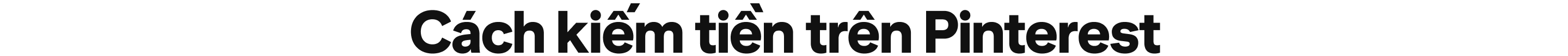 Cách kiếm tiền trên Pinterest