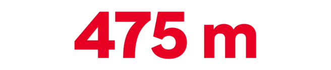 475 m