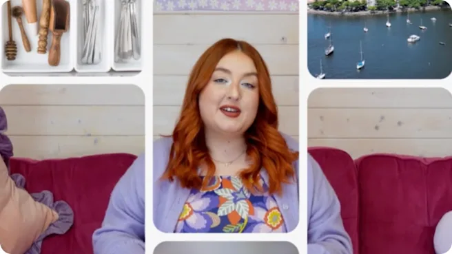 Pin grid of creator Lil Gabi D