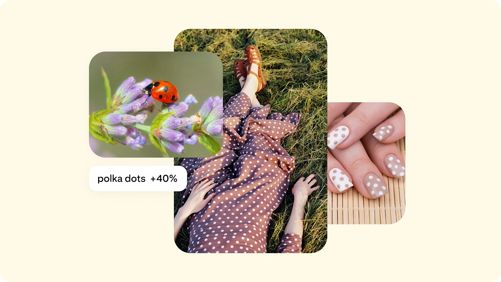 Pins featuring products and items with polka dots