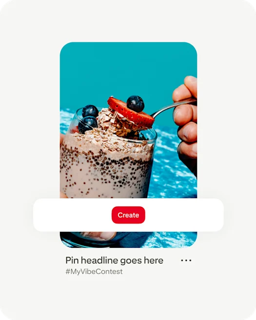 Create Pin screen
