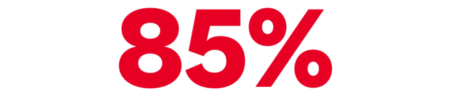 85.71% above benchmark