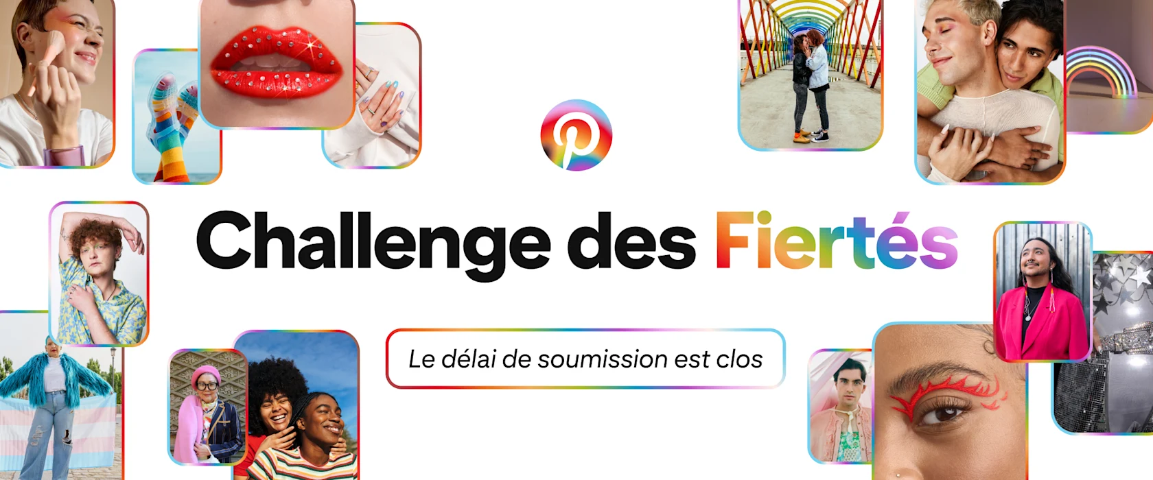 Pins showcasing authentic creative self-expression in celebration of Pride