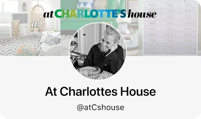 Pinterest profile of Charlotte Smith