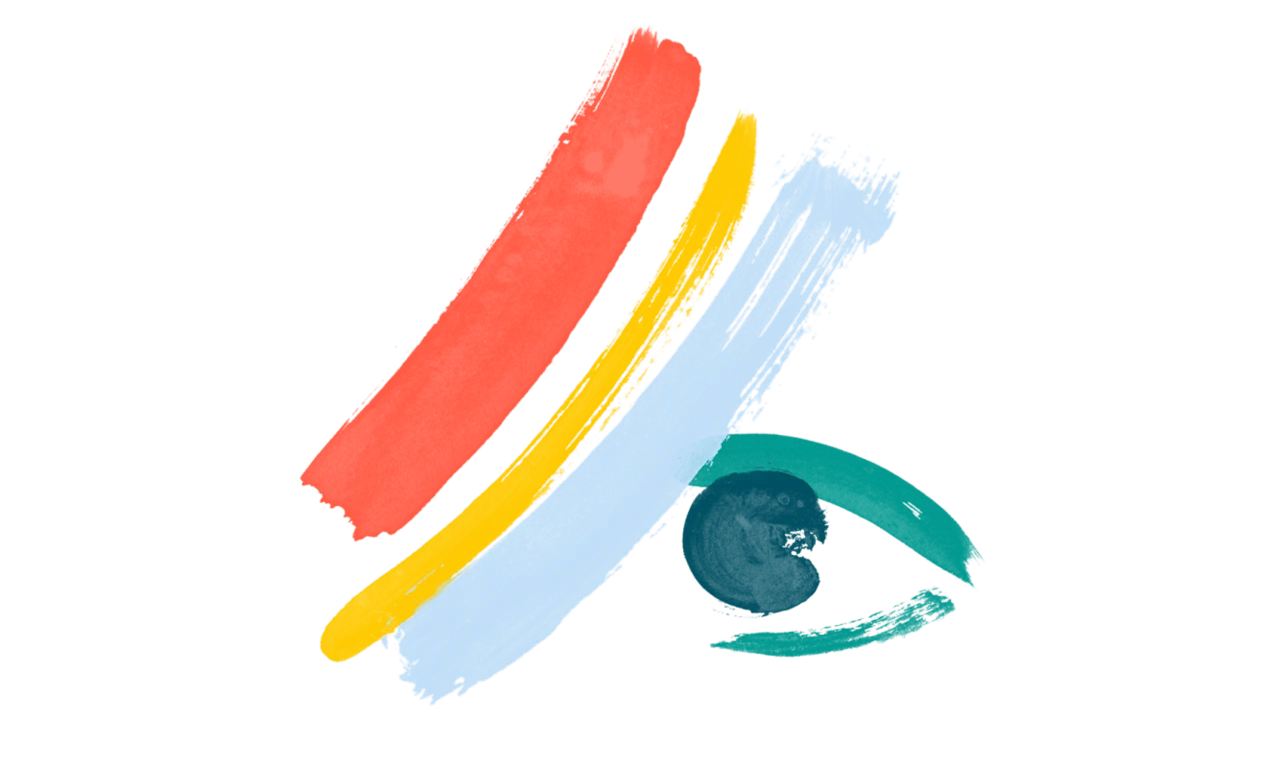 Illustration de trois lignes à gauche d’un œil