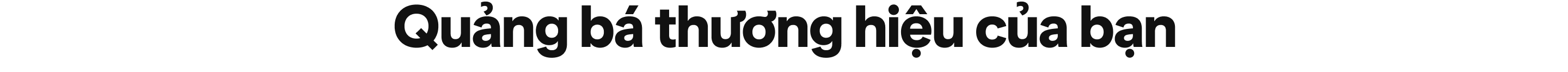 Quảng bá thương hiệu của bạn