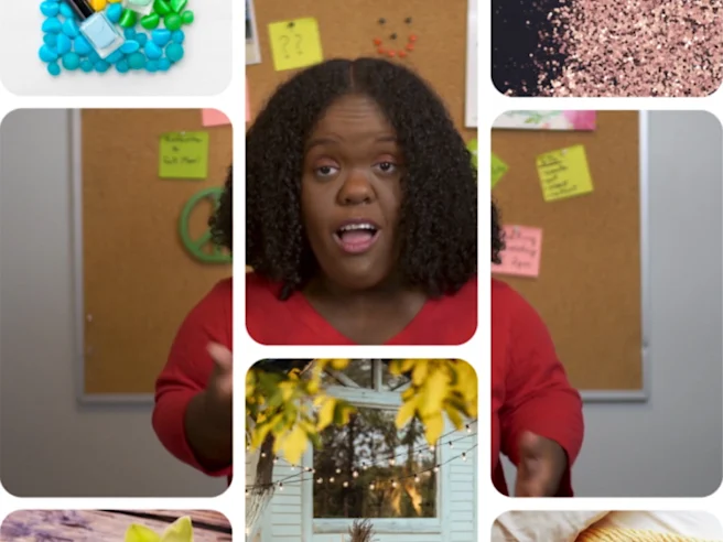 Pin grid of creator Lil Gabi D