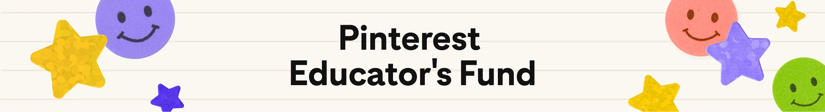 Pinterest Educator's Fund banner