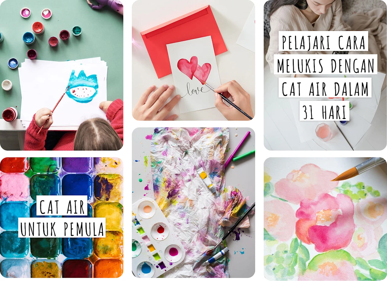 Kumpulan pin petunjuk membuat karya seni