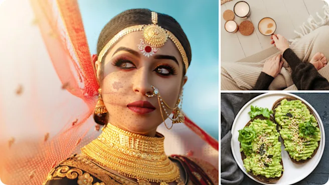 Pin board showing monthly trends