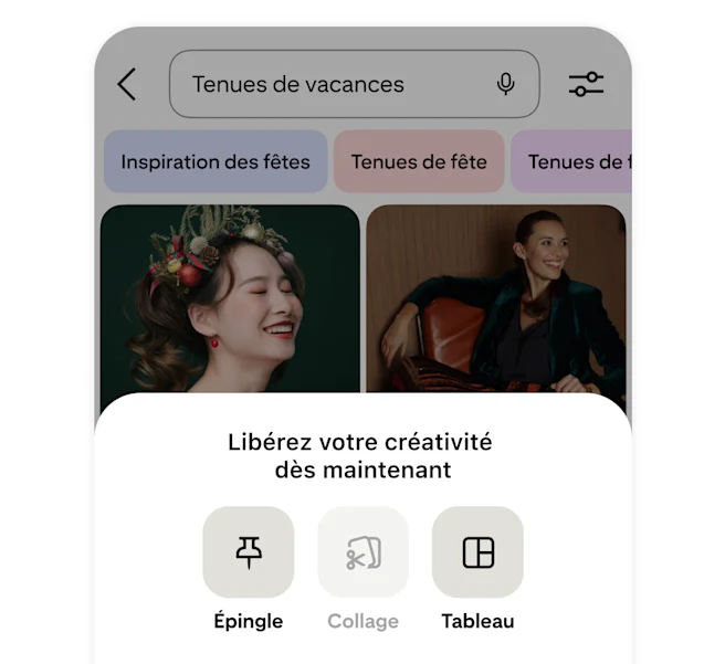 Pinterest app start creating now Pin screen