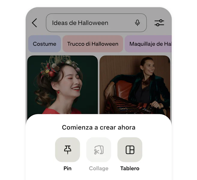 Pinterest app start creating now Pin screen
