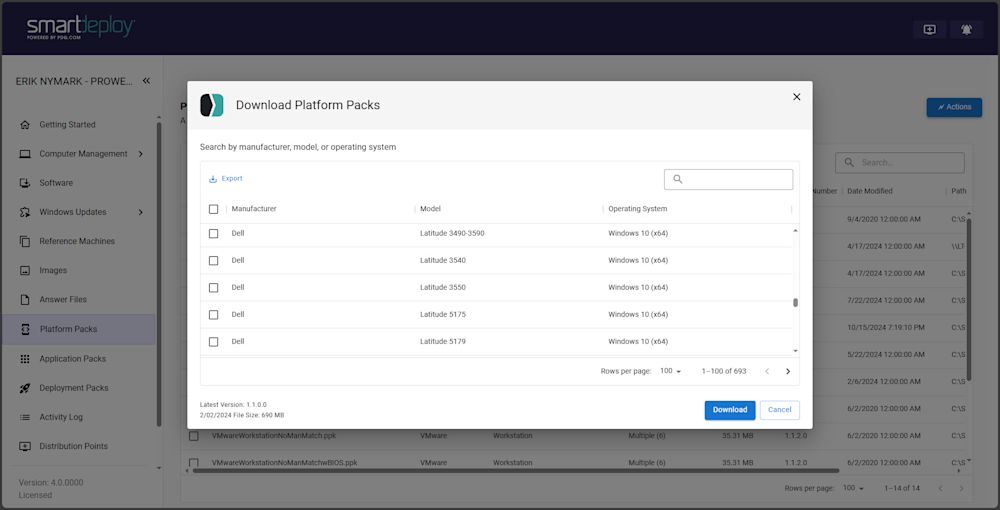 smartdeploy dashboard