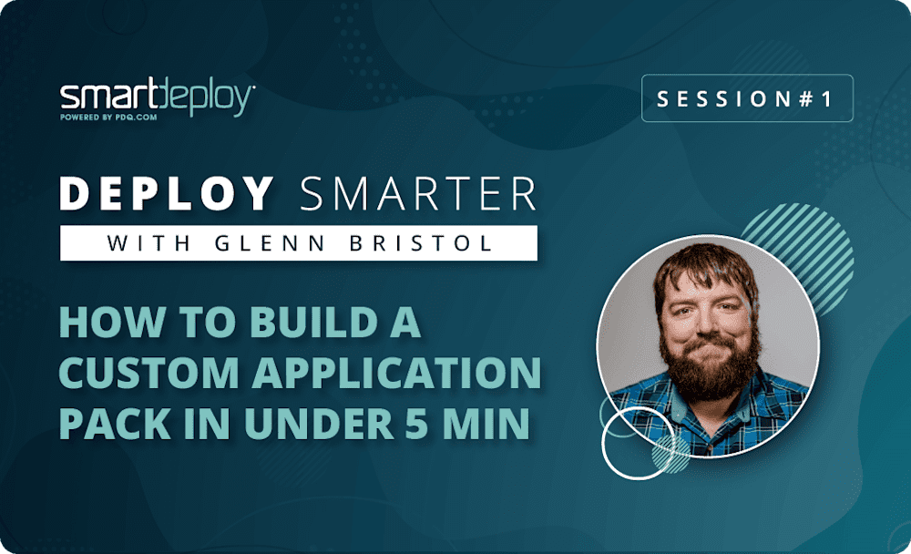 How to build a custom application pack in under 5 minutes title slide