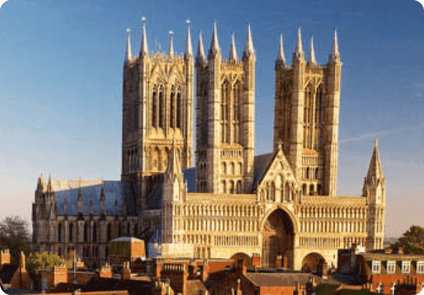 Old building with three spires