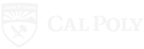 CalPoly logo white