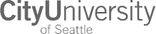 CityUniversity gray logo