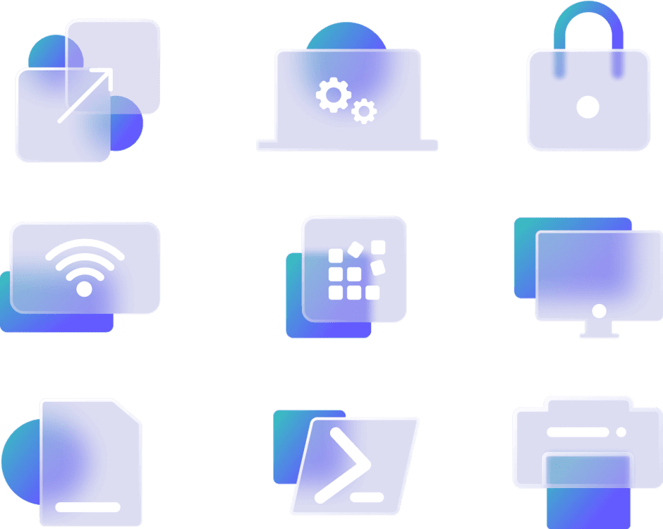 Group of 9 illustrations