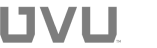 UVU logo - grey