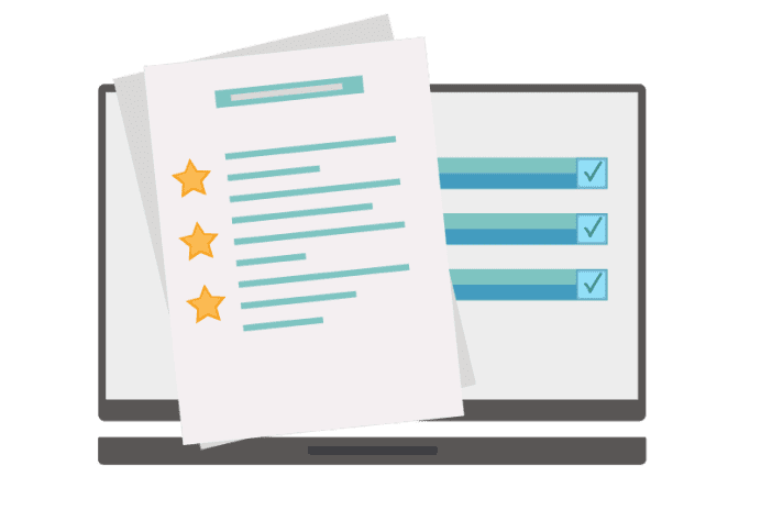 Illustration of checklist