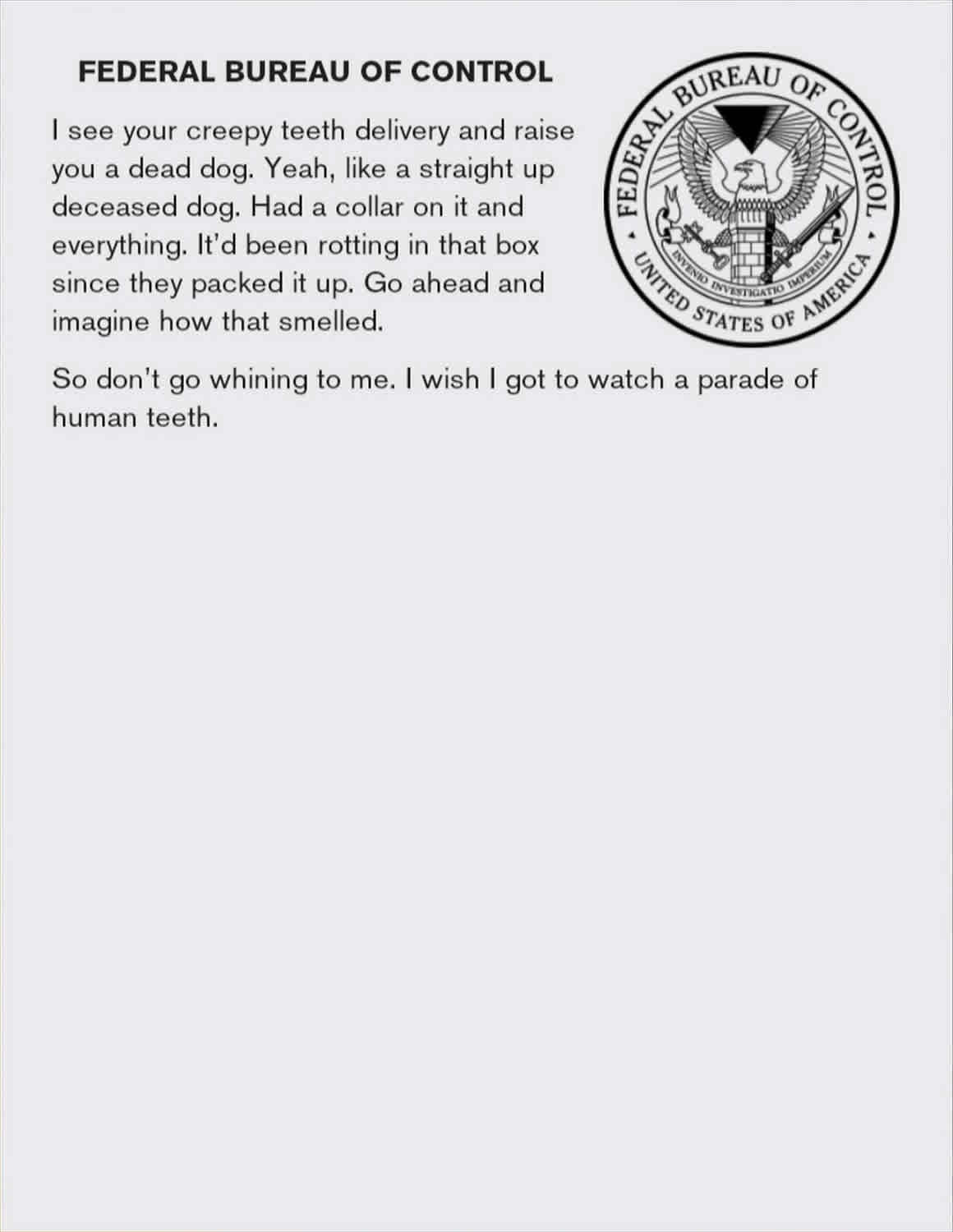 Work Chat: Dead Dog