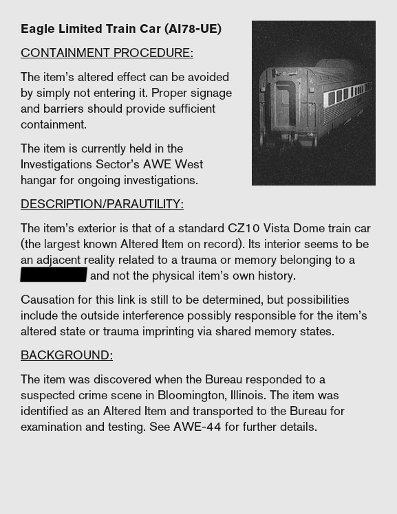 Train Car Procedures