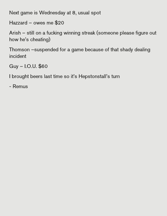 Upcoming Game Reminder