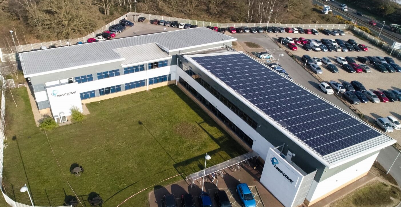 Haven Power office aerial view