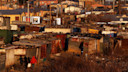 Slum in Soweto Südafrika
