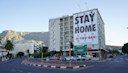 Empty streets in the city of Cape Town during the lockdown for Covid-19.