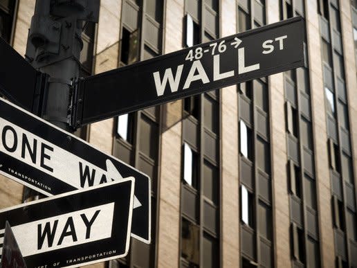 wall street sign