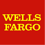 Wells Fargo logo red and yellow