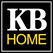 KB Home Logo black white and yello