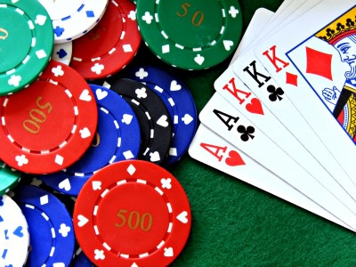Poker Chips and Cards